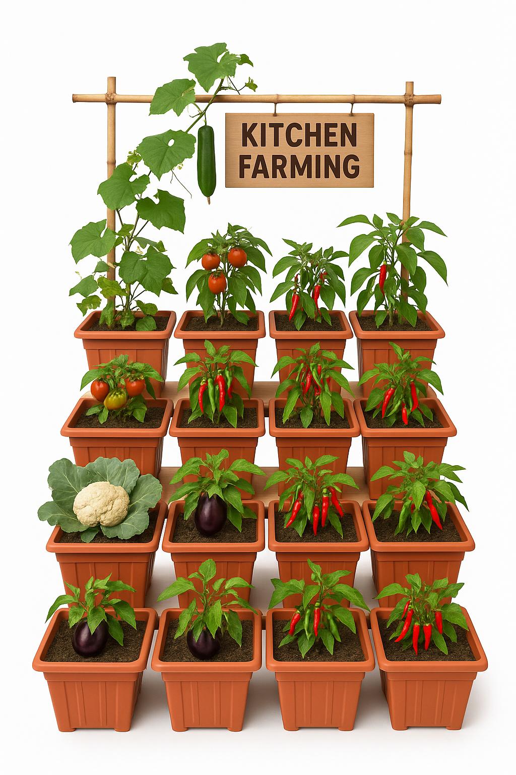 Kitchen Farming  [12POTS]